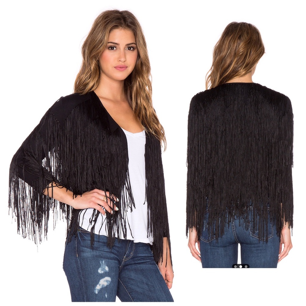 Ella Moss Ravi fringe cardigan